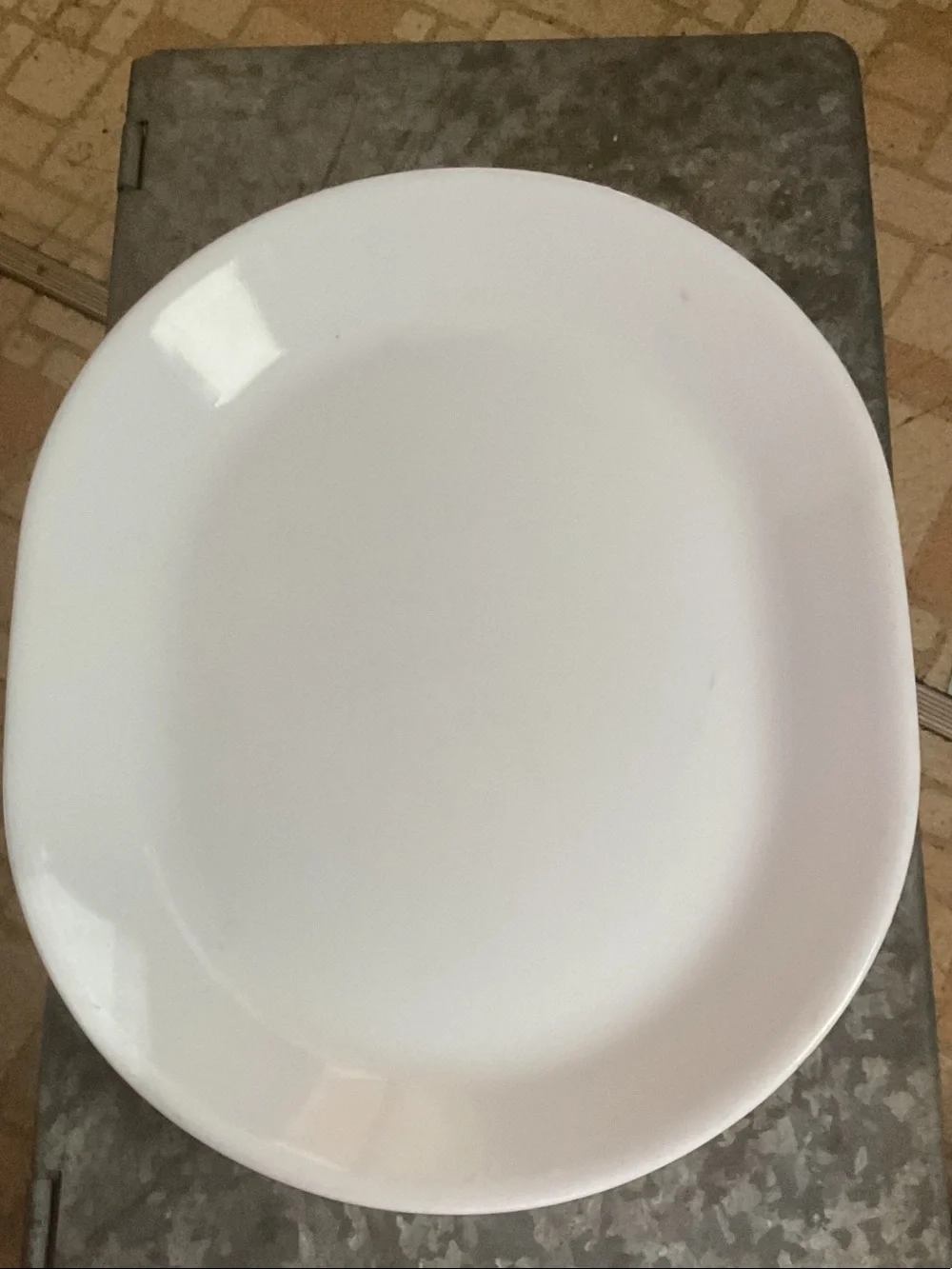 Corelle White Oval Serving Platter -